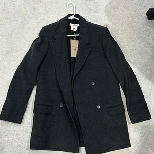 Isabel Marant x H&M Double Breast Wool Coat Dark Grey 34R